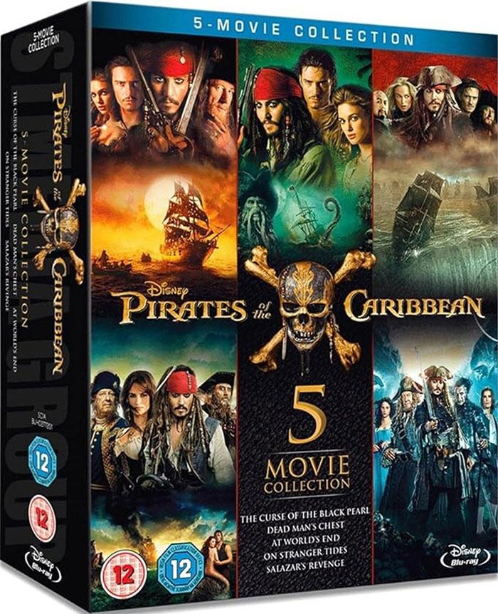 캐리비안의 해적 펜탈로지 Pirates of the Caribbean Pentalogy 2003-2017 1080p BluRay HEVC x265 5.1 BONE